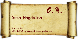 Otta Magdolna névjegykártya